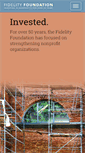 Mobile Screenshot of fidelityfoundation.org